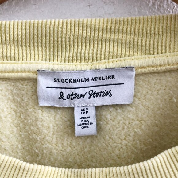 & OTHER STORIES Relaxed Fit Sweatshirt Size Small - Picture 6 of 9